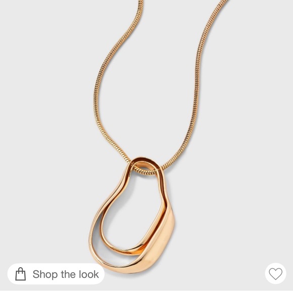 Organic Pendant Necklace - A New Day Gold - Picture 5 of 5